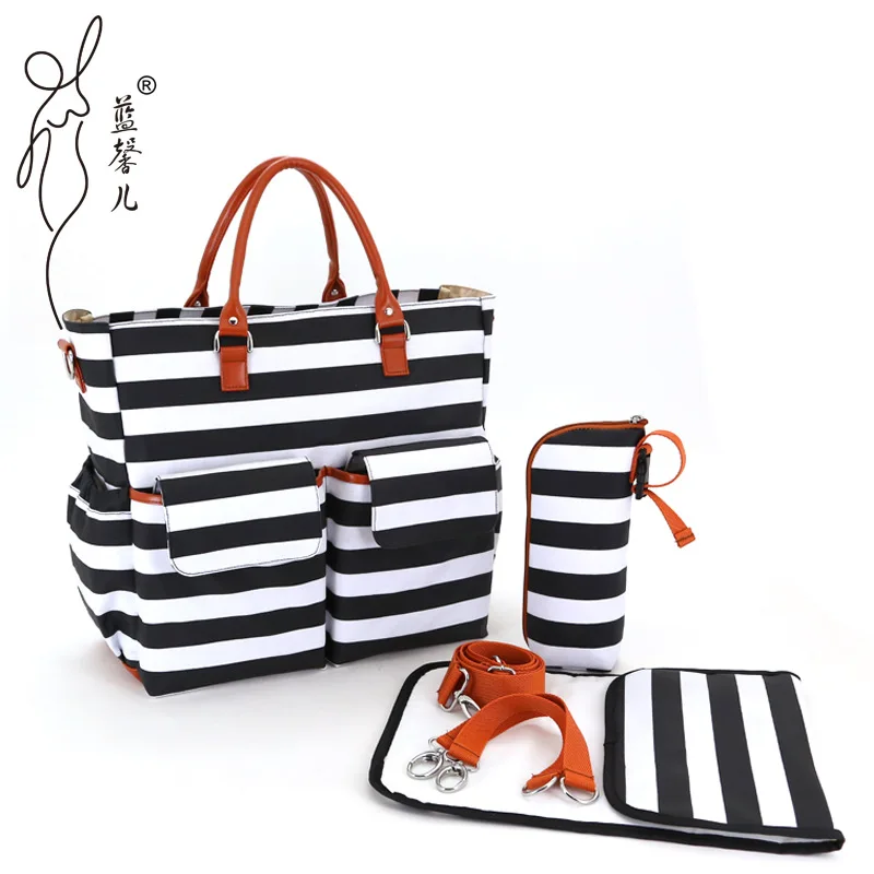 

Fashion Mom's Single Shoulder Handbags Large Capacity Baby Bag Stroller Multipurpose Maternity Changing Care Bag Hospital Bag