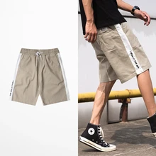 Для Мужчин's шорты для женщин летние мужские шорты кэжуал сплошной цвет хип хоп дикий рабочие пять брюки девочек Harajuku уличная