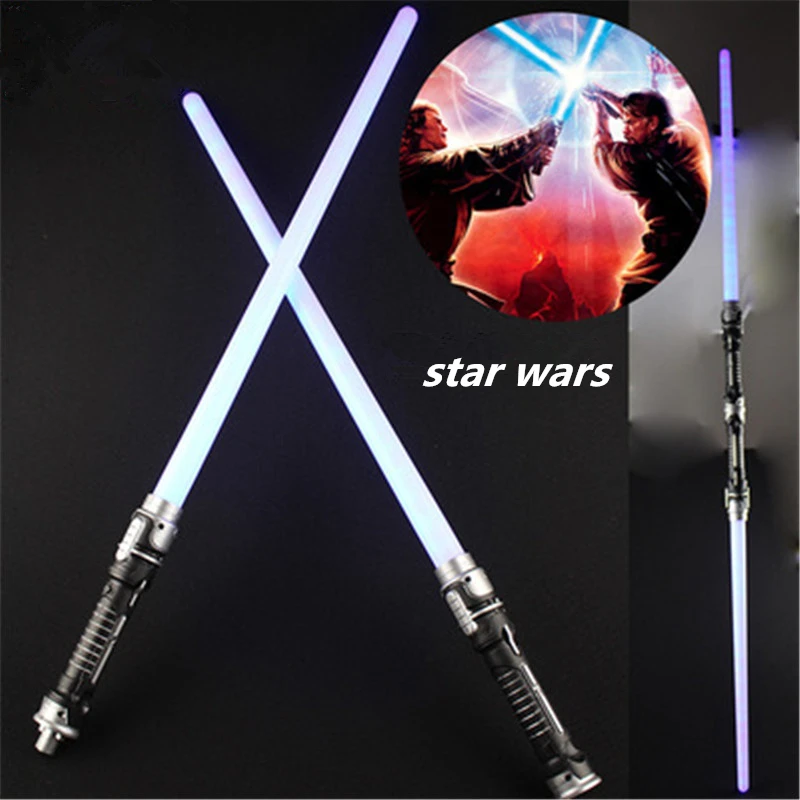 Light-up Toys armas duplas sabres crianças brinquedos Tipo de Item : Luminous Plastic Lightsaber
