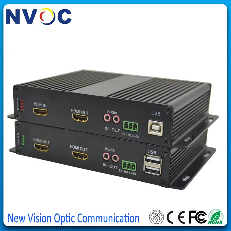 1Ch HDMI локальный контур + двунаправленный стерео аудио 1 0 USB FC 20 км Фотофон KVM