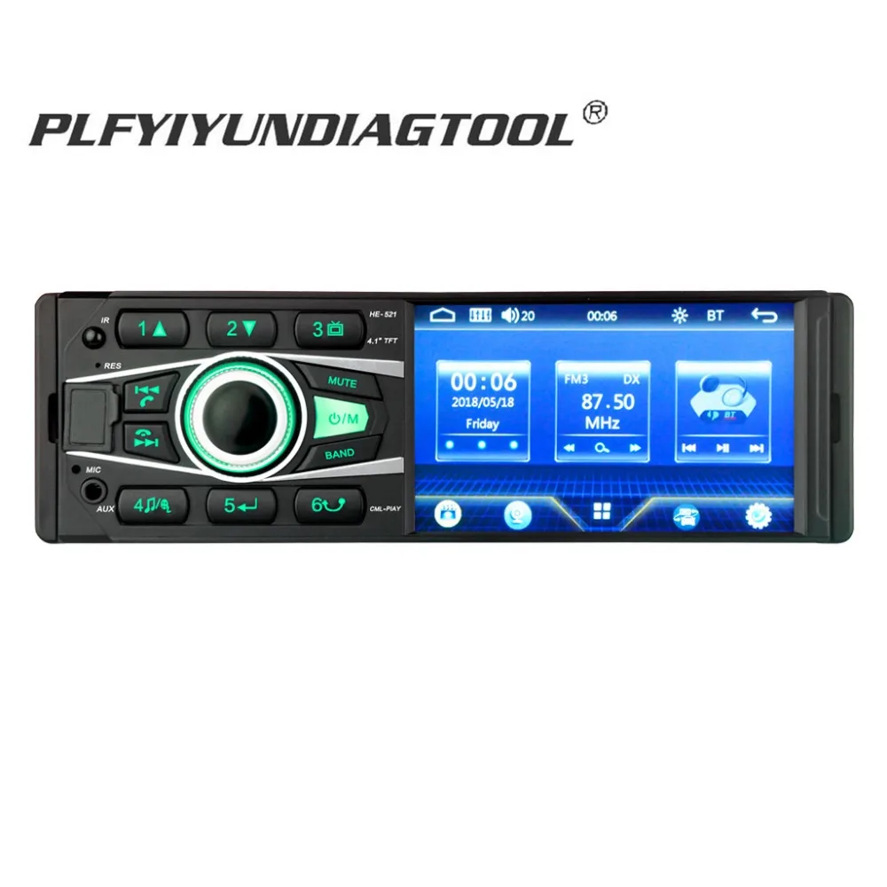 

Car MP3 MP5 player 1 Din 4 inch Car Multimedia Player Bluetooth touch screen reciver Video FM Radio remote control phone link