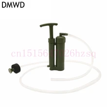 DMWD легкий портативный пластиковый керамический солдатский фильтр для воды очиститель 0,1 микро для выживания на открытом воздухе походов кемпинга