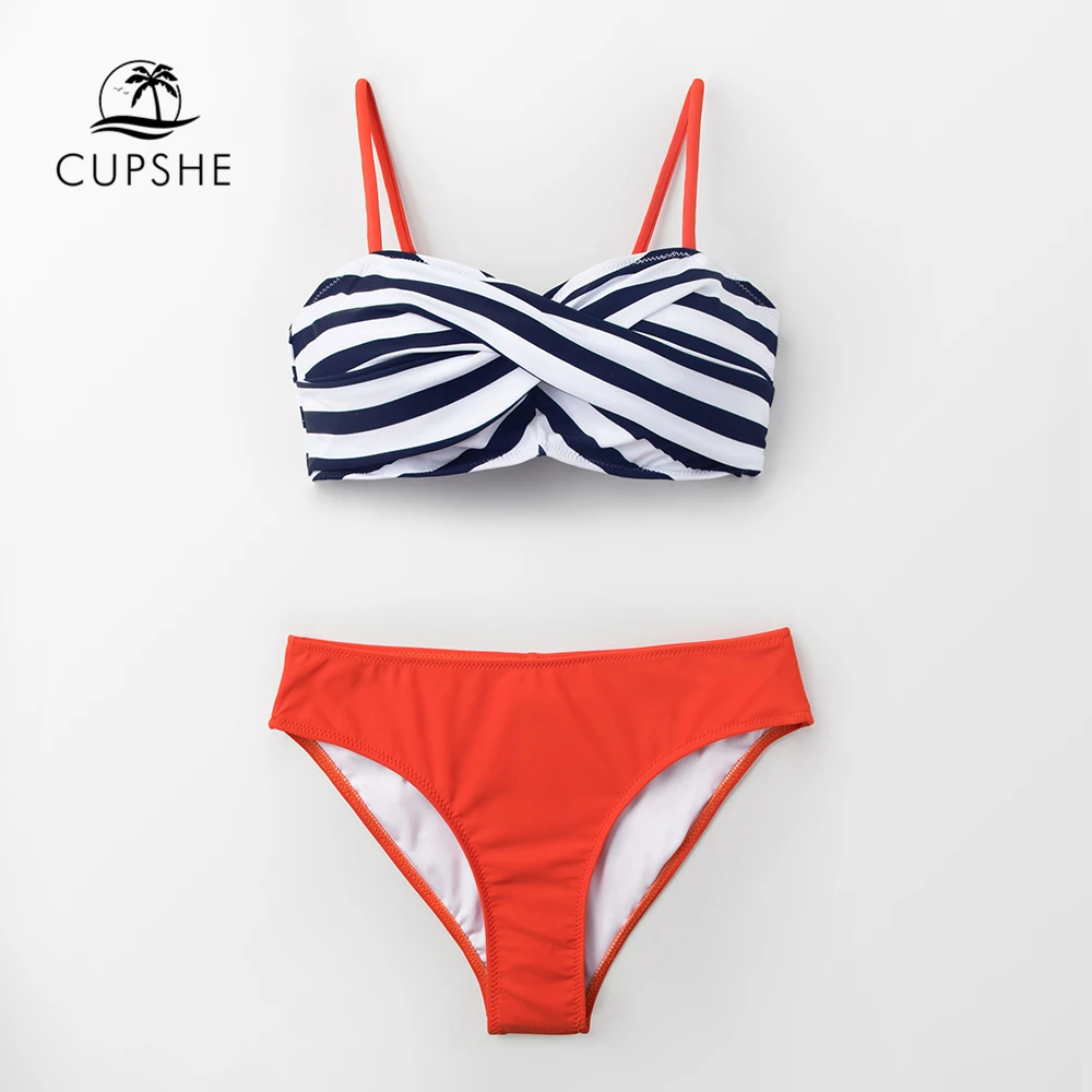 cupshe wrap bikini