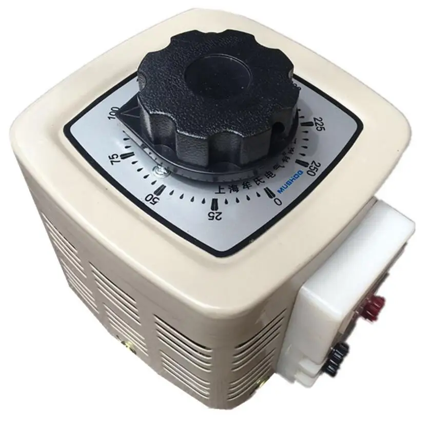 All copper 2-0.5KVA voltage changer 500 W input 220V output 0250V single-phase adjustable transformer
