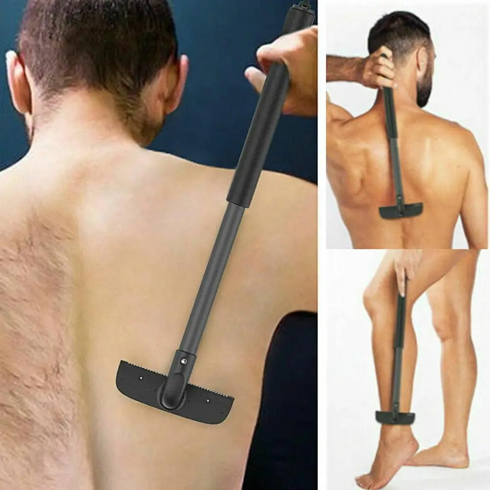 

High-quality Adjustable Stretchable Back Shavers for Men Safety Shaving Blade Back Hair Trimmer Back Razor Hair Removal Shaver