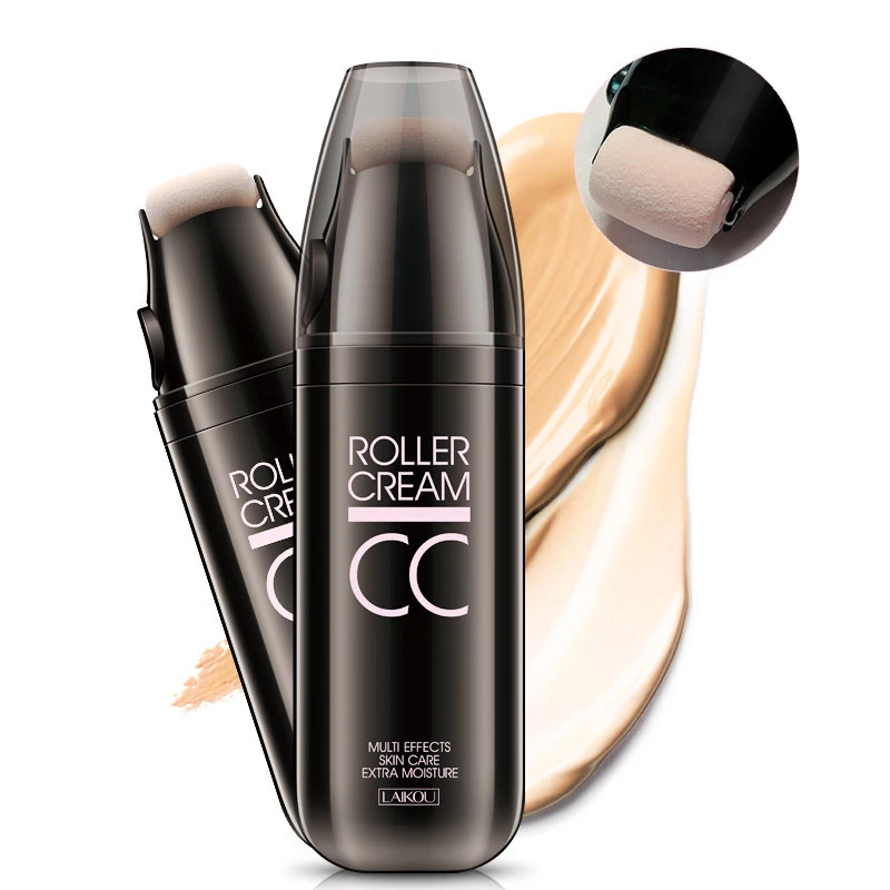 

Moisturizing Waterproof CC Cream Roller Design Whitening Isolation Concealer Face Foundation Beauty Make Up Air Cushion