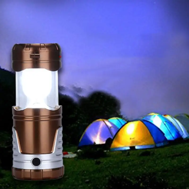 Buy Retractable Solar Camping Lantern Lamp 6 LED Solar