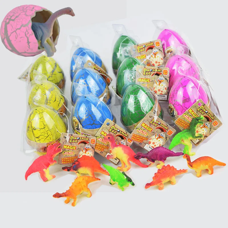 Красочные детские игрушки воды Штриховка Инфляция яйцо динозавра приколами новинка игрушки трещин выращивать яйцо игрушки Малыш