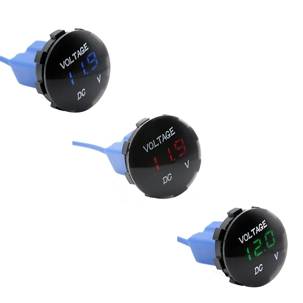

DC 12V-24V Car LED Light Panel Digital Voltage Volt Meter Display Voltmeter