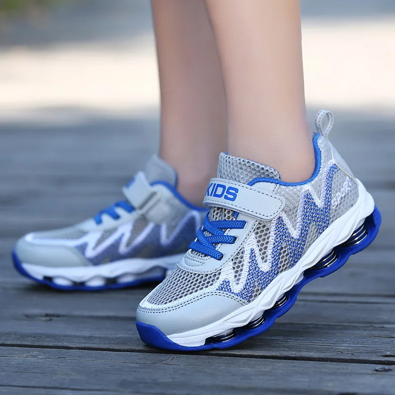

2019 spring and summer new children's shoes hollow mesh breathable casual spring cushioning wear sports shoes