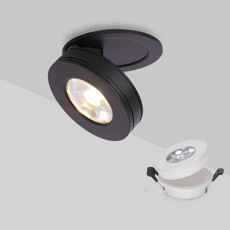 

Mini LED Downlight 3W 5W 7W 10W Spot Light 220V 110V Warm/Cold White LED Foldable Recessed Down Light For Kitchen Bedroom