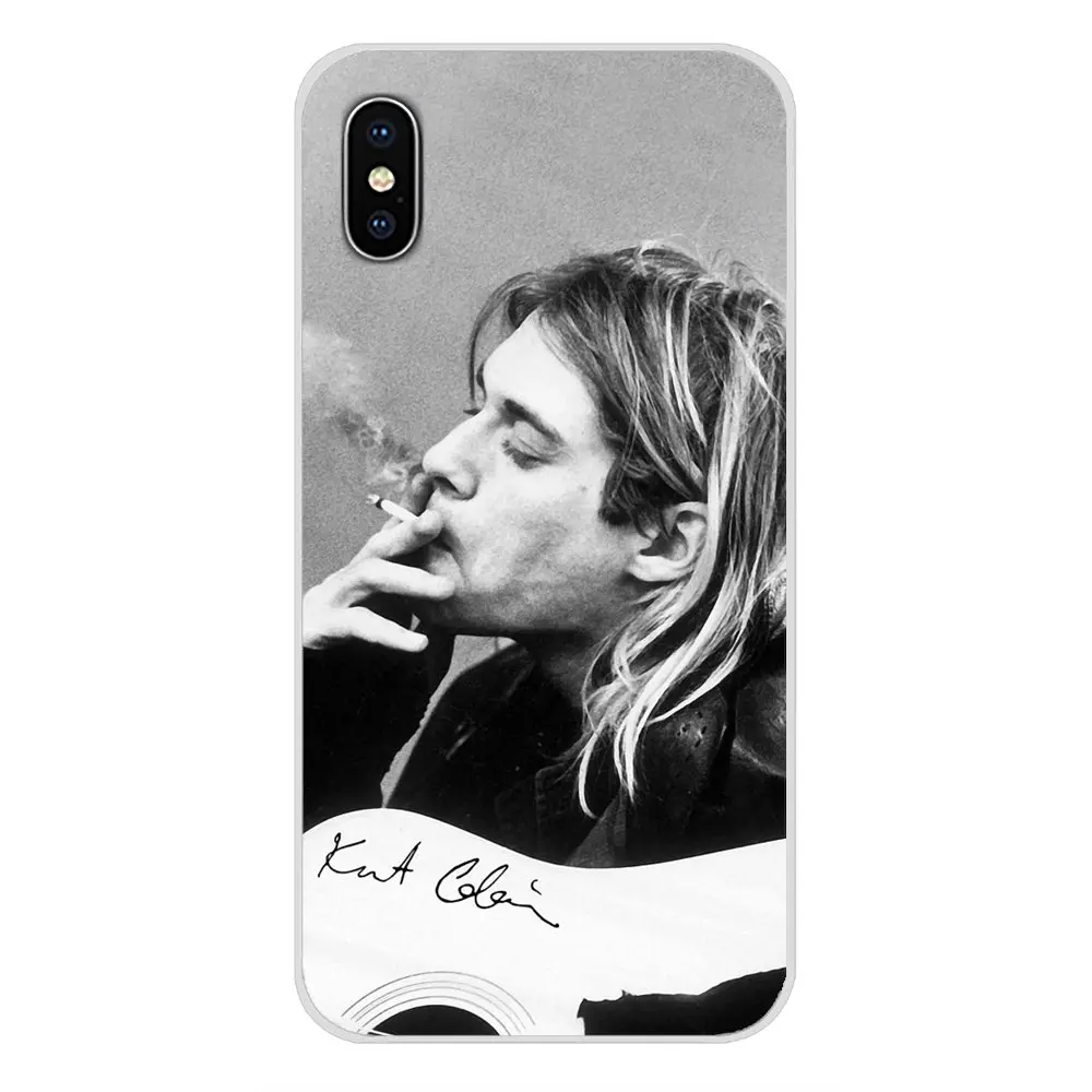 Для Xiaomi Redmi 4A S2 Note 3 3S 4 4X 5 Plus 6 7 6A Pro Pocophone F1 аксессуары чехол Nirvana Kurt Cobain Grunge Rock