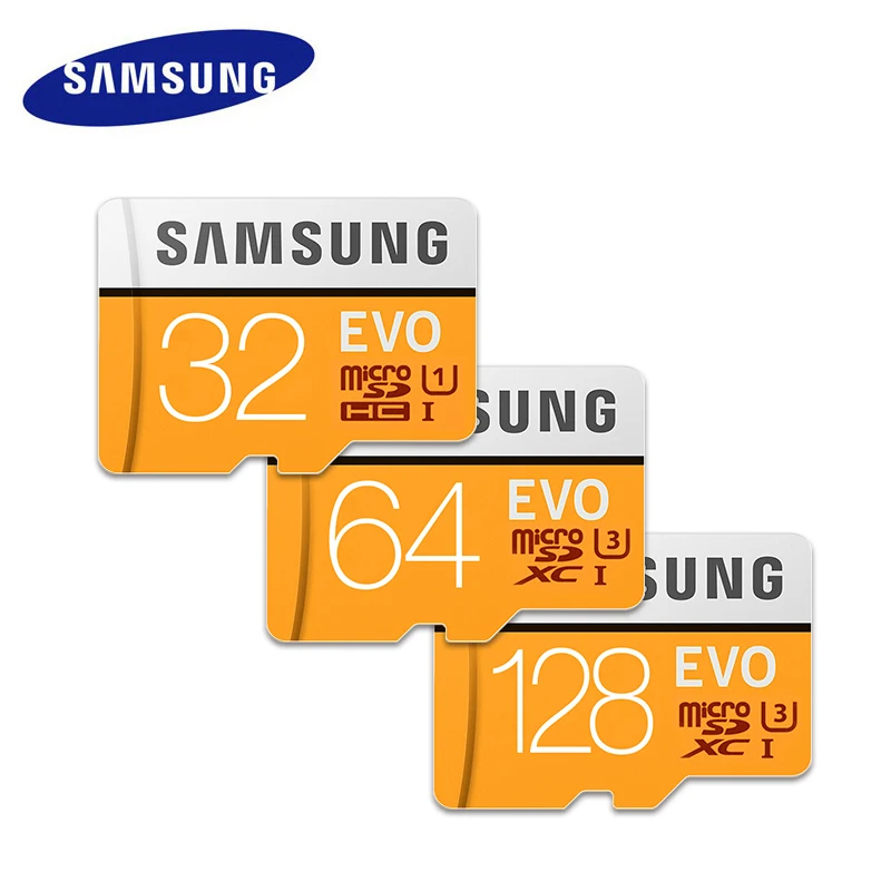 Карта памяти samsung EVO UHS-3, 256 ГБ, 128 ГБ, 64 ГБ, U3, Micro sd карта, 32 ГБ, класс 10, U1, флеш-карта TF, карта памяти Microsd, sd-карта s