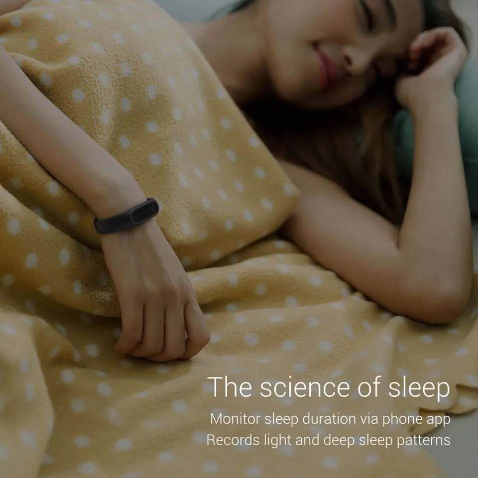 Xiaomi Mi Band 2 Miband Wistband Bracelet with Smart Heart Rate Fitness Touchpad OLED Screen (9)