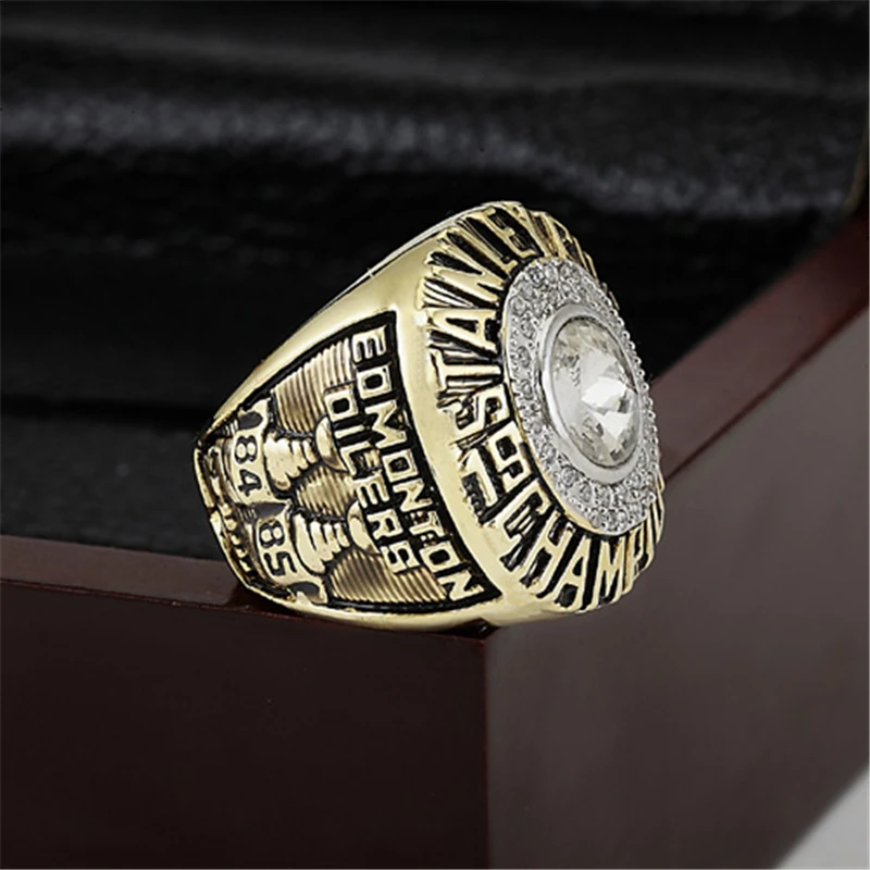 EDMONTON OILERS Championship Ring 1985 Replica Stanley Cup Rings