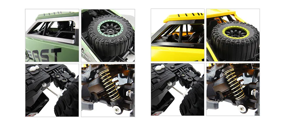 Rock Crawlers Driving Car Drive Bigfoot Car Remote Control Car Model Off-Road Vehicle Toy (5)