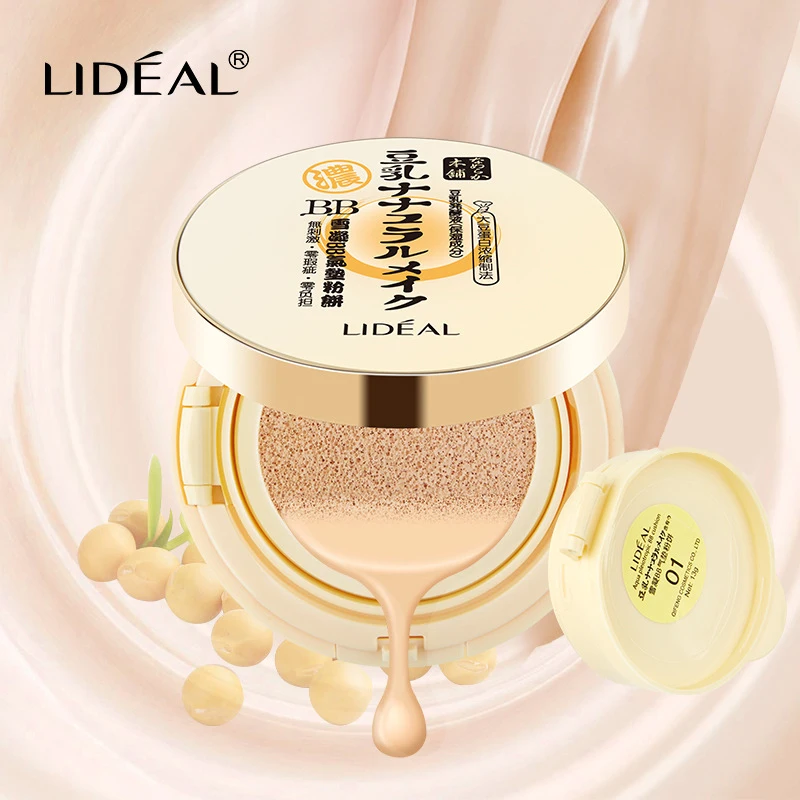 

LIDEAL Air Cushion BB Cream Makeup Face Base Liquid Foundation Make Up Concealer Moisturizing Whitening Cosmetics