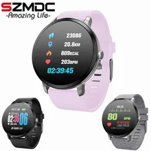 

SZMDC Fitness Tracker Wristband Heart Rate Monitor Smart Bracelet V11 smart watch Blood Pressure With Pedometer Bracelet