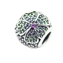 Бусины для самостоятельного изготовления ювелирных изделий из стерлингового серебра-ювелирные изделия великолепное цветение 925 Berloque Perles Шарм