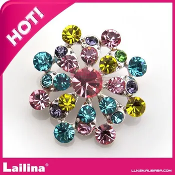 

Fahion Fancy colorful crystal rhinestone buttons