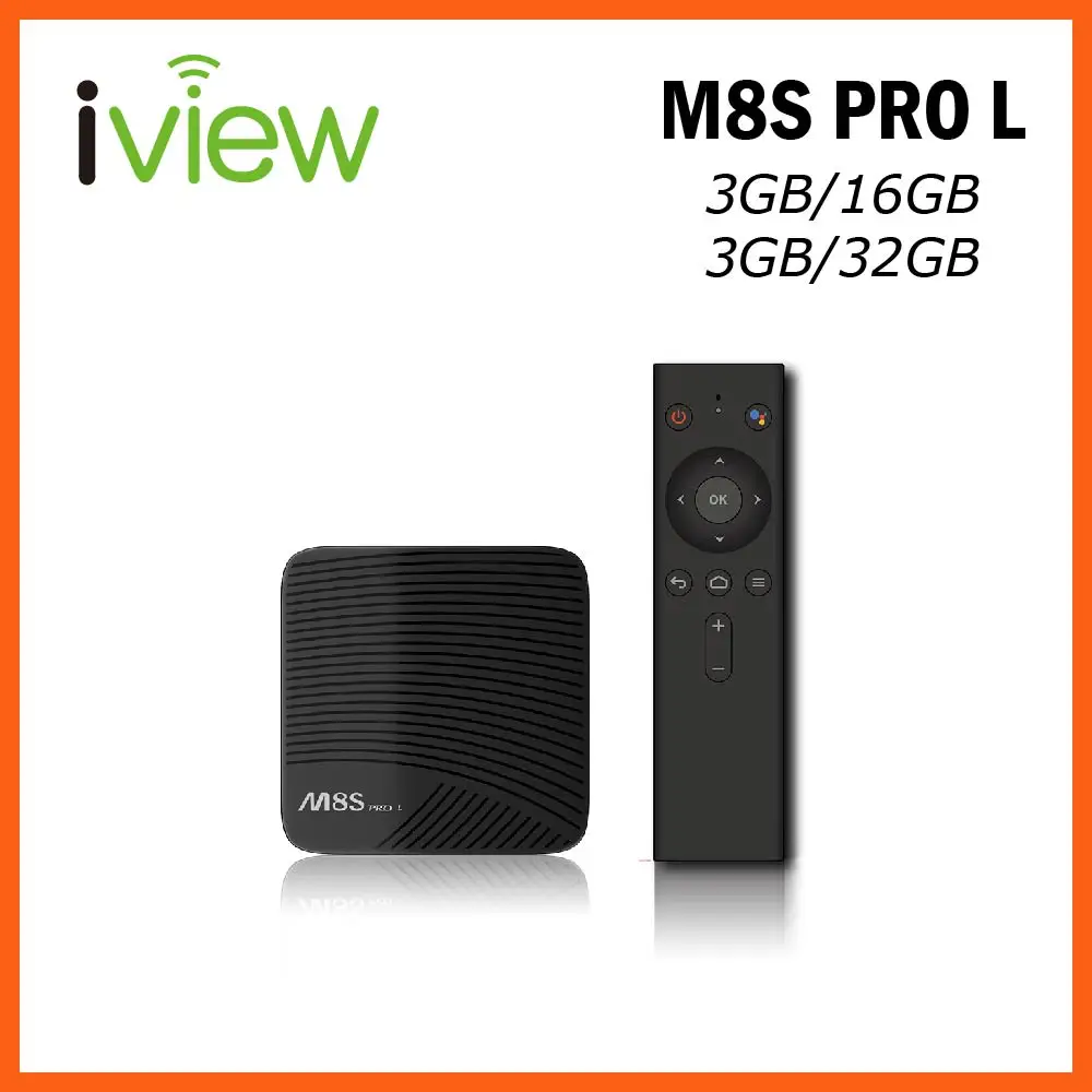 

Android7.1 TV Box with BT Voice Remote Control Amlogic S912 Octa BT4.1 3GB 16GB/32GB ROM 2.4G/5G WiFi Support Stalker M8S PRO L