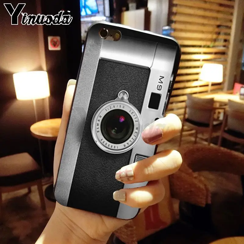 classic retro Black silver vintage camera Design