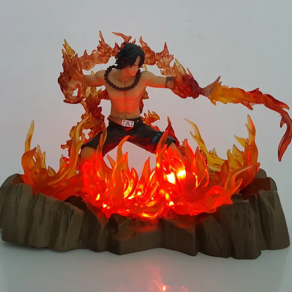 One Piece Эйс фигурки ноль Огонь Кулак свет аниме-фигурка игрушки коллекционное украшение модели игрушка; подарок XM