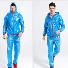 Походный плащ, куртки и штаны, комплект, велосипедная дорожная одежда для дождливой погоды, дышащее пылевое пончо, пальто, водонепроницаемый дождевик из ТПУ с капюшоном