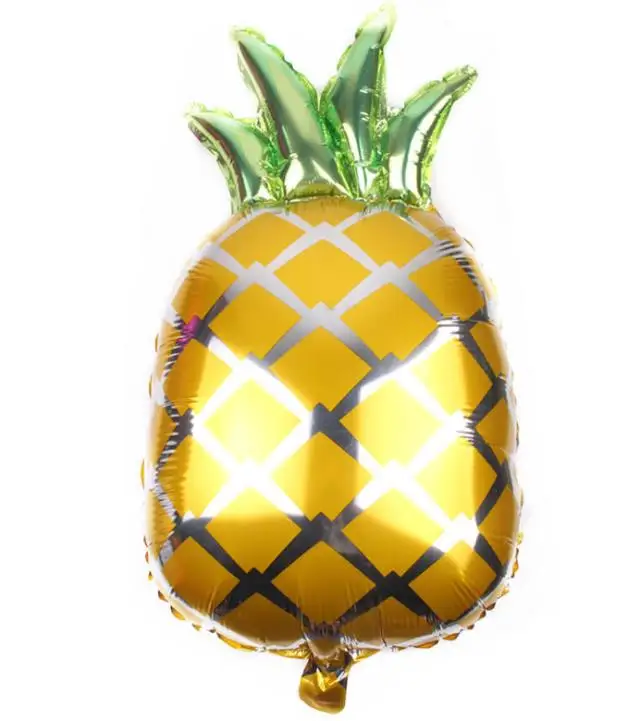 Воздушные шары из фольги в форме кактуса, вечерние украшения, декоративный шар в виде Пустыни на день рождения, Свадебные Летние вечерние принадлежности в мексиканском стиле на день рождения - Цвет: 1pcs pineapple