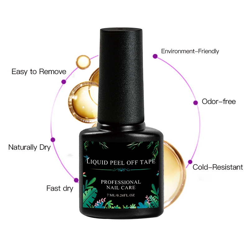 15 مللي Antifreezing تقشر السائل الشريط كريم مسمار اللاتكس إهاب الحرس إصبع حماية الجلد مانيكير مسمار الفن الرعاية