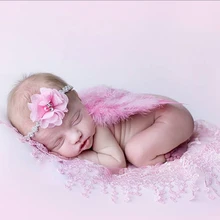 Новорожденный Подставки для фотографий; милый детский костюм «Крылья Ангела»+ повязка на голову, реквизит для фото младенца Детские комплекты одежды для девочек, мальчиков Аксессуары MU983968