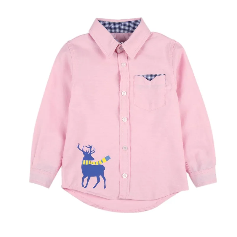 Buy 2018 Spring Autumn Teenager Kids Boy Shirts