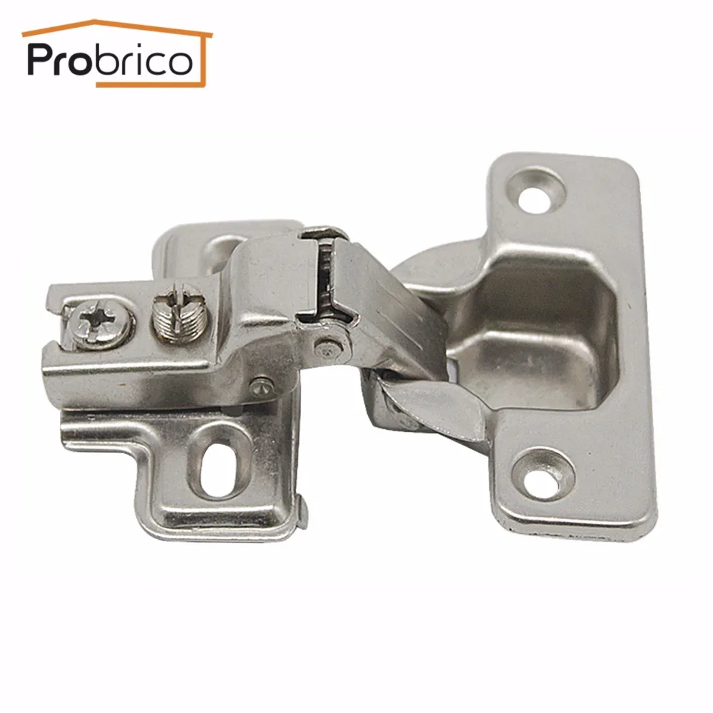 

Probrico 1 PCS Clip on Kitchen Concealed Half Overlay Door Hinges Furniture 95 Degree Cabinet Hinges