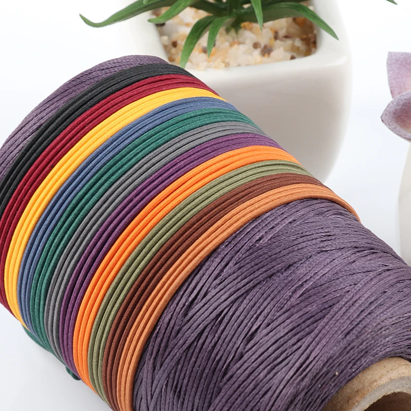 50 Meters Colorful Elastic Rope for Traveler Notebook Diary DIY Rubberr Band Connecting Insert Filler Paper Binding Pages