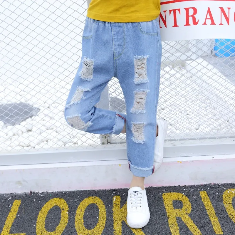 Baby Boys \u0026 Girls Ripped Jeans Spring 