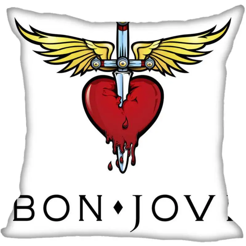 Горячая Распродажа, наволочка Bon Jovi 33X33 см, 40X40 см(с одной стороны) Домашние наволочки