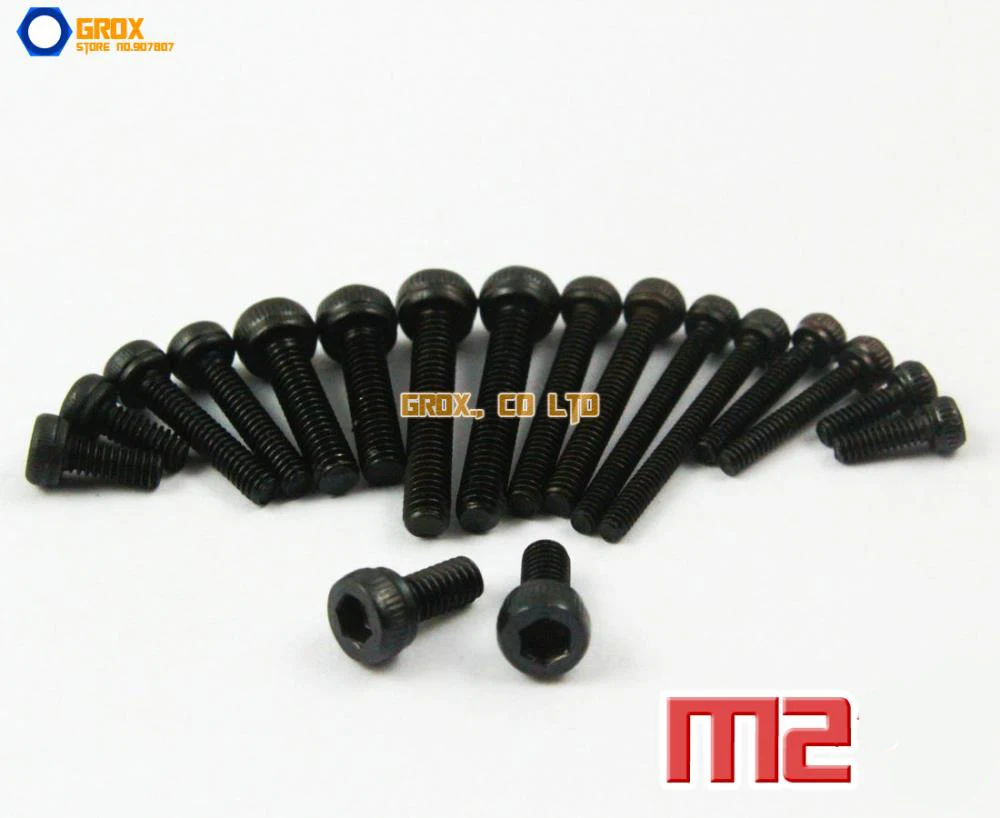 USA Shipping 5 sets M2x18mm 12.9 Alloy Socket Hex Cup Screw and nuts USA Shipping 5 sets M2x18mm 12.9 Alloy Socket Hex Cup Screw and nuts