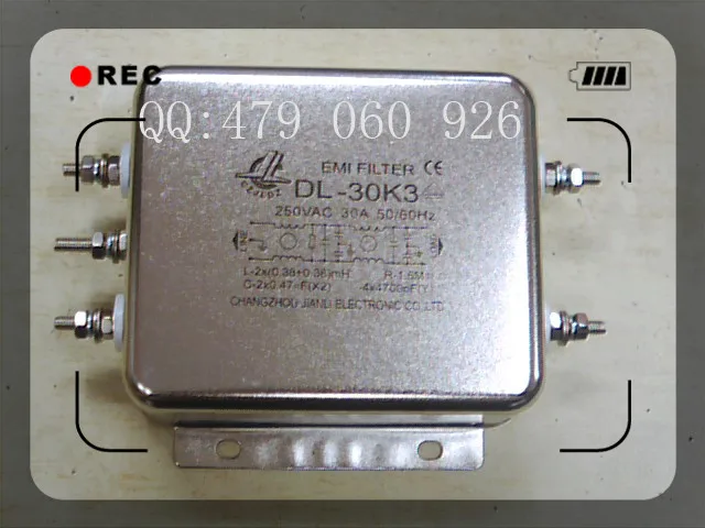 

[ZOB] Jianli EMI power filter switch DL-30K3 --2pcs/lot