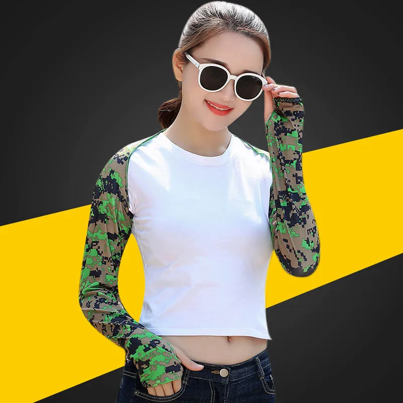 

Sunscreen Ice Silk Shawl Sleeves Polyester Summer More Function Sunscreen Cycling Gloves For Outdoor Sport Cycling Riding Shawl