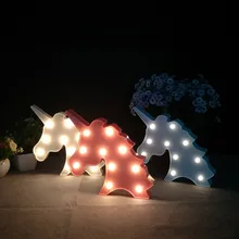 1 шт./лот светодиодный ночник Фламинго С мультяшной головой