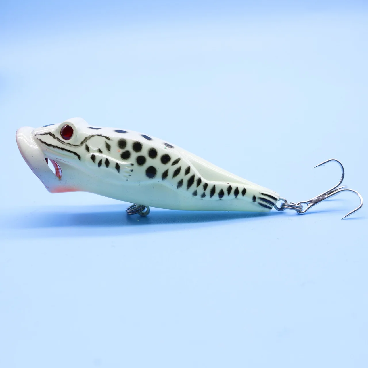 1 шт. большой Поппер рыбалка Lures8cm/12 г 3D глаза этилированные приманки воблеры Поппер Pesca карп рыболовные снасти для ловли щуки