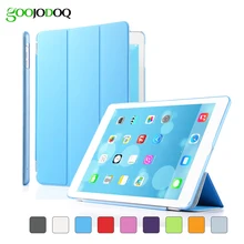 Para el ipad de Aire 2 Aire 1 Caso, Magnético PU Cubierta Elegante de Cuero Delgado separado PC Shell con Auto Sleep/Wake para el ipad Mini 1 2 3 Coque