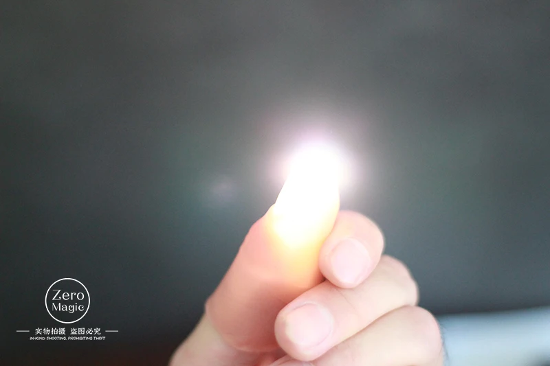 Электронный, флэш-Палец кончик магические трюки Освещение магический трюк для профессионального волшебника, моргнуть большой палец, с зарядным устройством