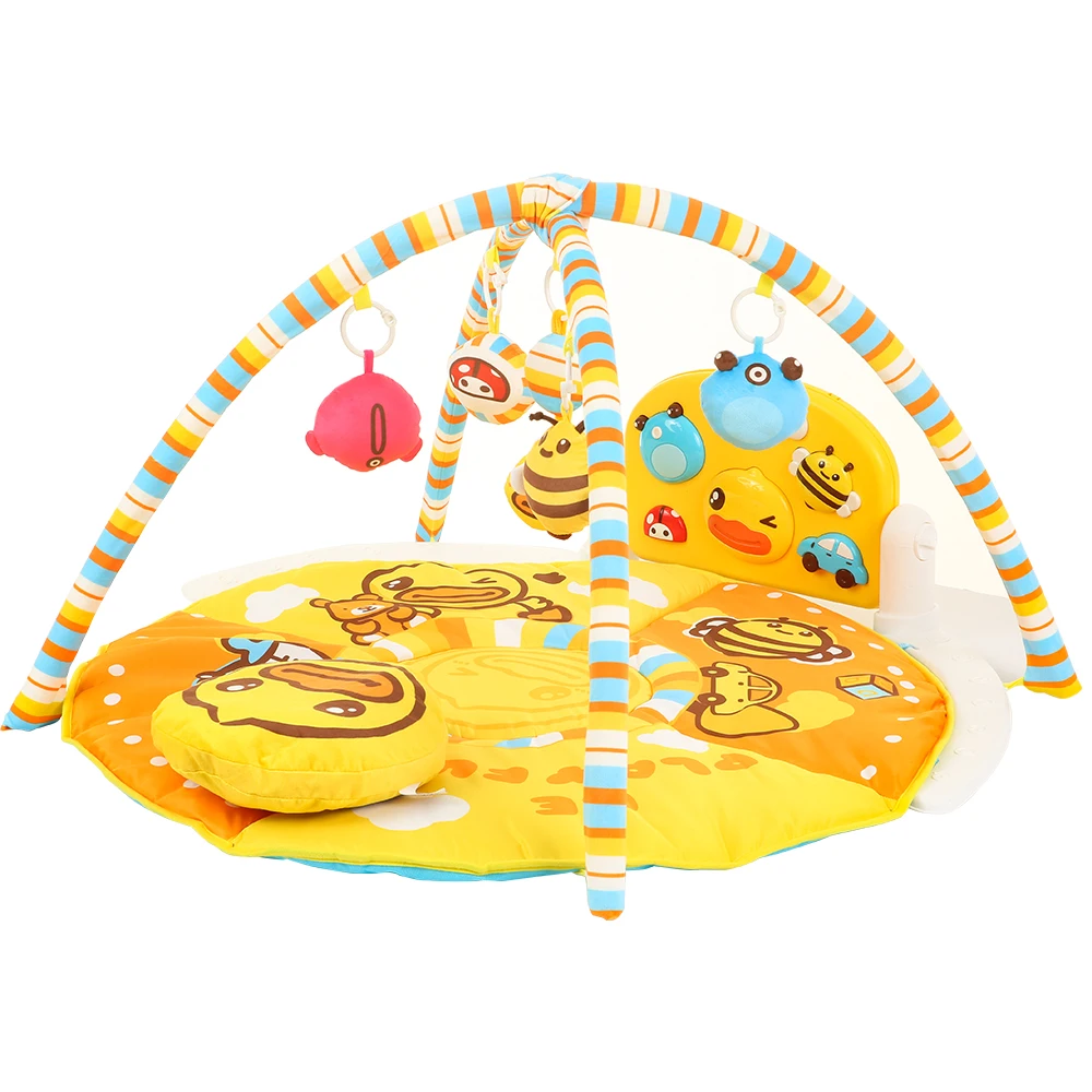 

NEW Baby Play Mat Kick Piano Gym Fun Activity Center With Light Music Cushion Baby Toddler 2018