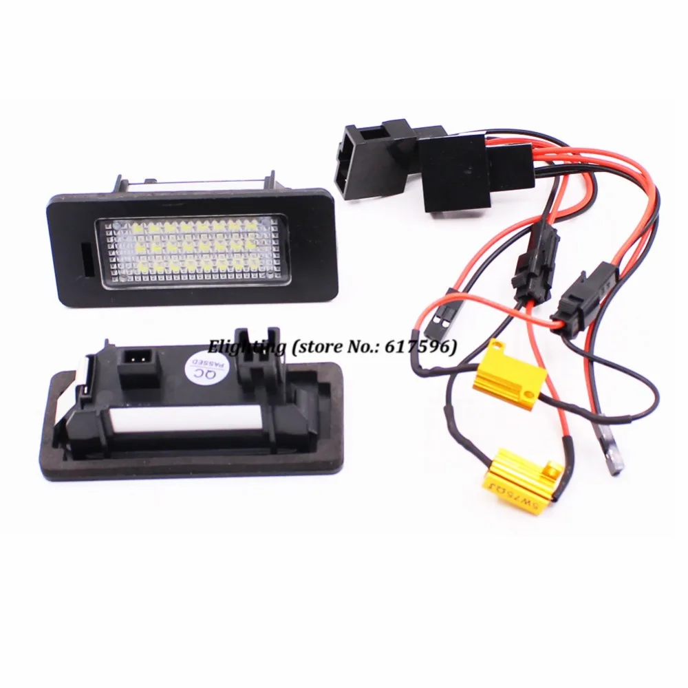 2 шт. 24SMD светодиодный номерной знак для сиденья Alhambra Mk2 Ibiza V ST.6J8 6P8 Kombi|Сигнальная