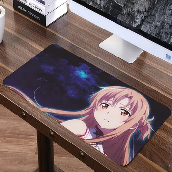 

60 x 30cm Japan Anime Mouse pad Gamer gaming Mousepad keyboard mat for Boy Indoorsman Sword Art Online Shino Kirito Asuna