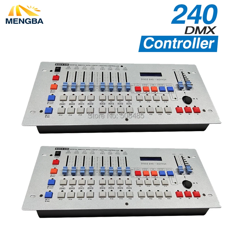 

2PCS New arrived International standard DMX 240 controller for moving head beam light console 512 dmx equipment DJ controller