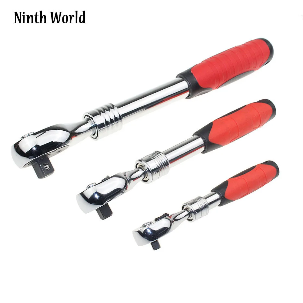 Ninth World 72 Teeth Torque Ratchet Wrench 1/2" 3/8" 1/3" Allen Key