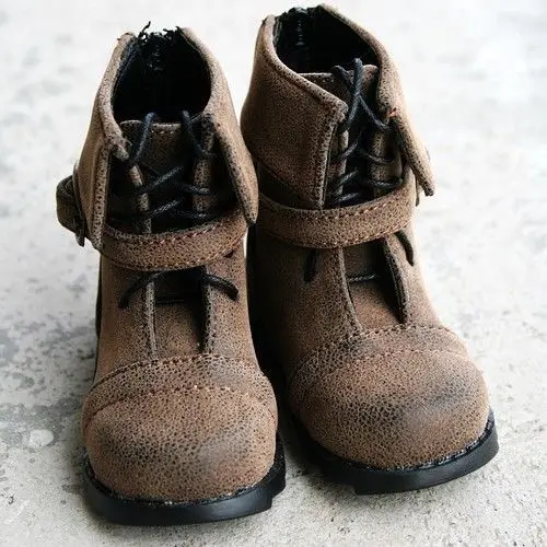 

[wamami] 46# Brown 1/4 MSD BJD Dollfie Synthetic Leather Shoes/Boots