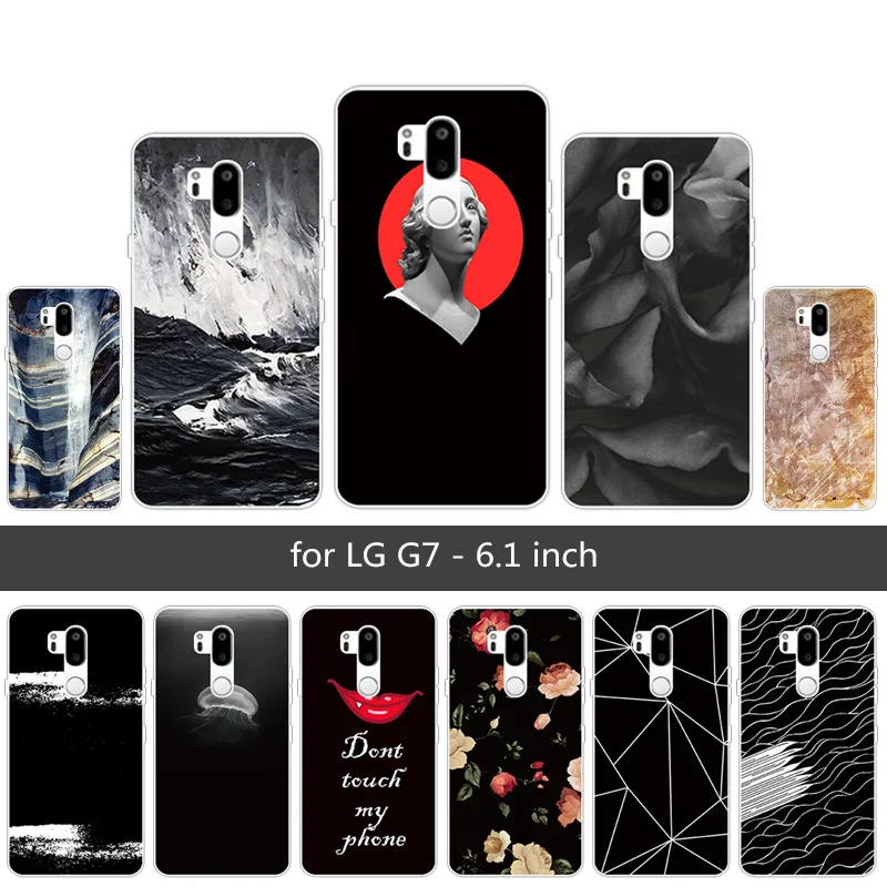 Soft TPU for Capas LG G7 Fancy Covers 6.1 inch Ultrathin Silicone Shell ThinQ G710 Full Protective Coque |